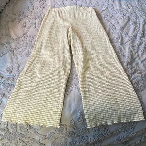 Aritzia Wilfred ‘Verona’ pant in birch/white, size small.